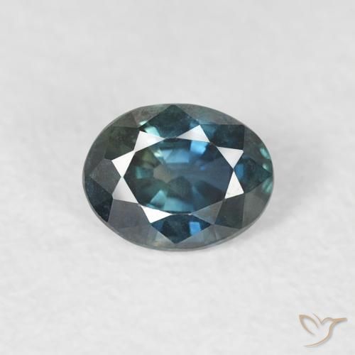 0.33ct Natural Dark Blue Sapphire, Oval, VVS