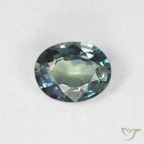 0.31ct Natural Greenish Blue Sapphire, Oval, VVS