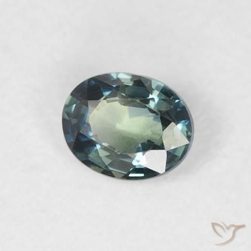 0.31 ct Blue Sapphire Stone, Natural Sapphire in Oval Facet Shape for Sale