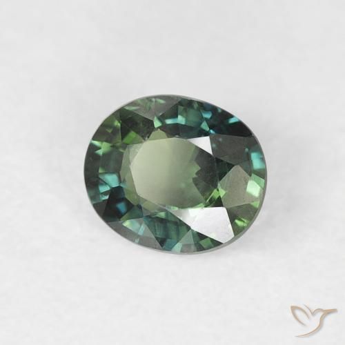 0.49 ct Blue Sapphire Stone, Natural Sapphire in Oval Facet Shape for Sale