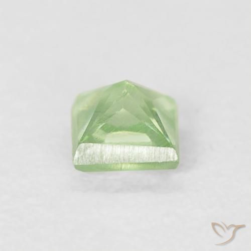Sapphire Gemstone in 3 x 3 mm (calibrated) Size for Sale, Sapphire Stone in Medium Green Color