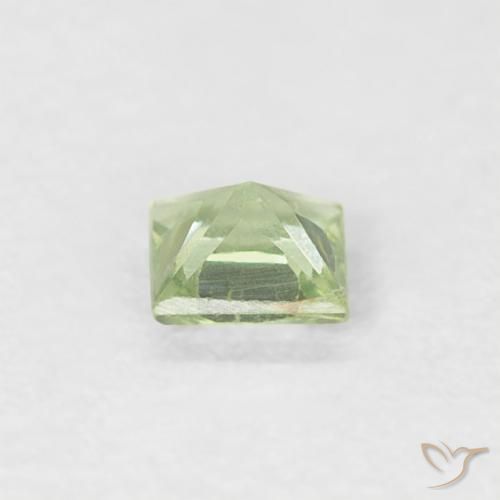 Sapphire Gemstone in 3 x 3 mm (calibrated) Size for Sale, Sapphire Stone in Lime Green Color
