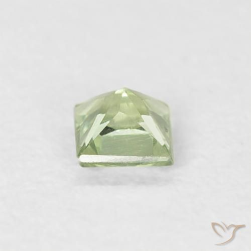 Sapphire Gemstone in 3 x 3 mm (calibrated) Size for Sale, Sapphire Stone in Medium Green Color