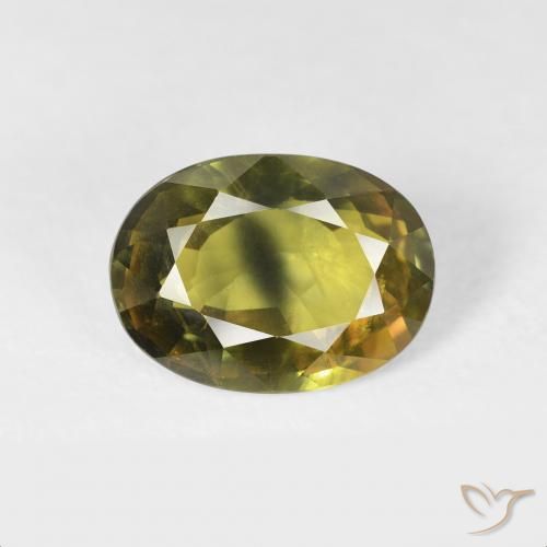 2.91ct Natural Deep Green Sapphire, Oval, VS