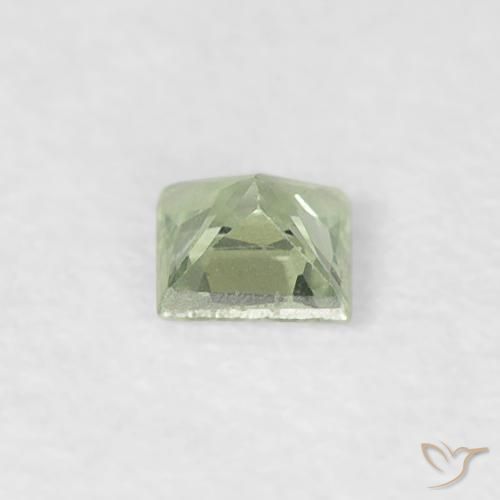 Sapphire Gemstone in 3 x 3 mm (calibrated) Size for Sale, Sapphire Stone in Medium Green Color