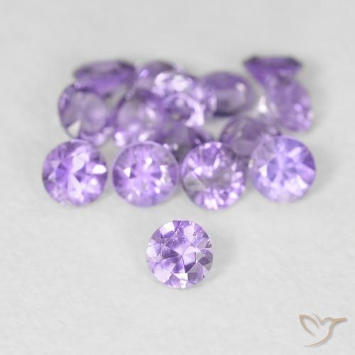 1.16 ctw Violet Sapphire Stones, Natural Sapphire in Diamond-Cut Shape for Sale