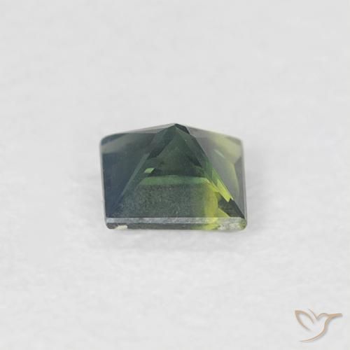 Sapphire Gemstone in 3.5 x 3.5 mm Size for Sale, Sapphire Stone in Medium Green Color