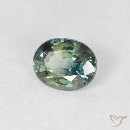 0.42 ct Blue Sapphire Stone, Natural Sapphire in Oval Facet Shape for Sale