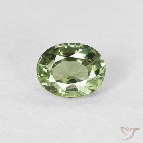0.43ct Natural Deep Green Sapphire, Oval, VVS