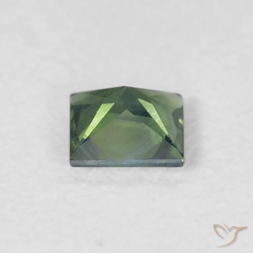 Sapphire Gemstone in 4 x 4 mm (calibrated) Size for Sale, Sapphire Stone in Yellowish Green Color