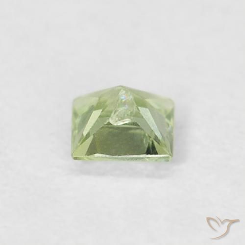 Sapphire Gemstone in 3 x 3 mm (calibrated) Size for Sale, Sapphire Stone in Medium Green Color