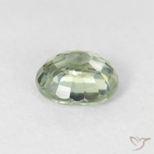 Sapphire Gemstone in 5.5 mm (calibrated) Size for Sale, Sapphire Stone in Light Green Color