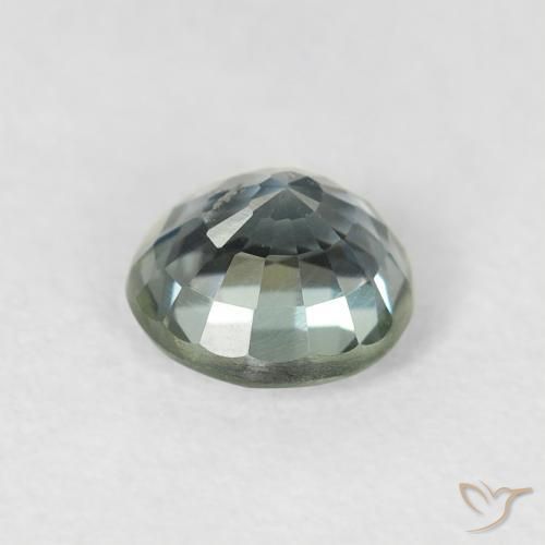 Sapphire Gemstone in 5.2 mm Size for Sale, Sapphire Stone in Teal Color