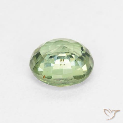 Sapphire Gemstone in 5.5 mm (calibrated) Size for Sale, Sapphire Stone in Medium Green Color