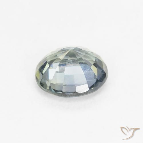 Sapphire Gemstone in 5.3 mm Size for Sale, Sapphire Stone in Pale Blue Color