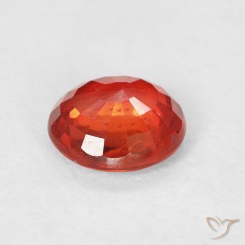 Sapphire Gemstone in 5.5 mm (calibrated) Size for Sale, Sapphire Stone in Bright Red Color