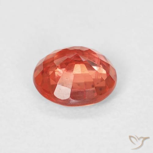 Sapphire Gemstone in 5.5 mm (calibrated) Size for Sale, Sapphire Stone in Bright Red Color