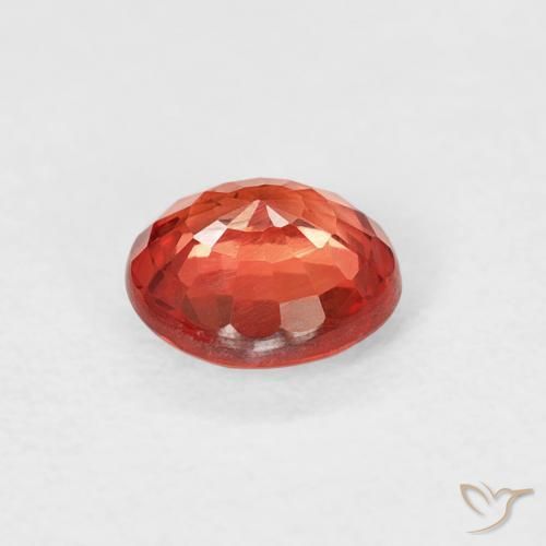 Sapphire Gemstone in 5 mm (calibrated) Size for Sale, Sapphire Stone in Bright Red Color