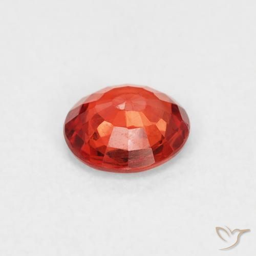 Sapphire Gemstone in 5 mm (calibrated) Size for Sale, Sapphire Stone in Bright Red Color