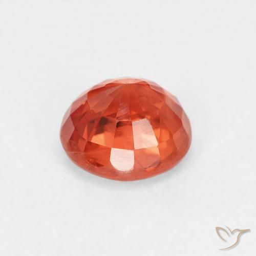 Sapphire Gemstone in 5.5 mm (calibrated) Size for Sale, Sapphire Stone in Medium Red Color