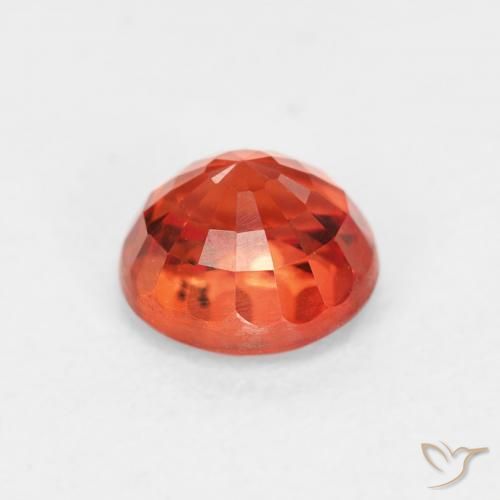Sapphire Gemstone in 5.5 mm (calibrated) Size for Sale, Sapphire Stone in Medium Red Color
