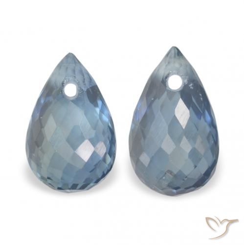 1.51ctw Natural Blue Sapphire, Briolette, VS