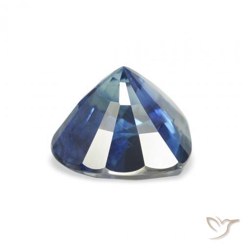 Sapphire Gemstone in 9.3 x 8.2 mm Size for Sale, Sapphire Stone in Navy Blue Color