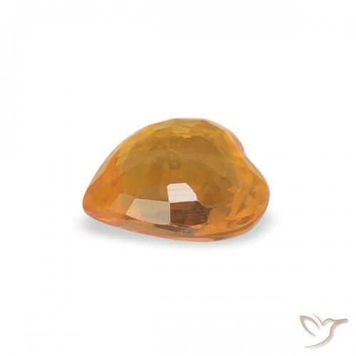 Sapphire Gemstone in 4.7 x 4.6 mm Size for Sale, Sapphire Stone in Gold Color