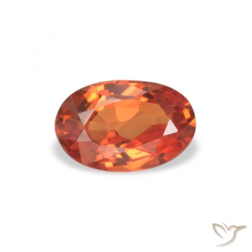 0.62ct Natural Intense Red Sapphire, Oval, VVS-VS