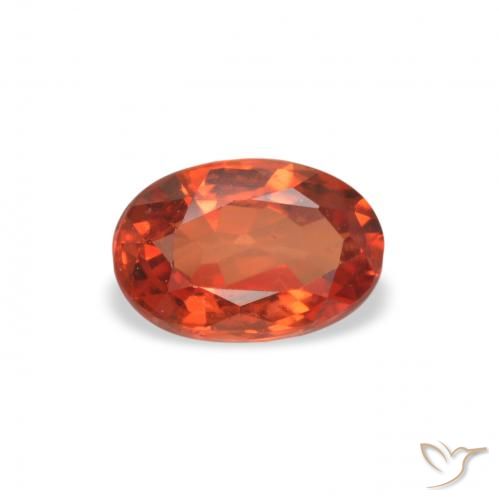 0.56ct Natural Bright Red Sapphire, Oval, VVS-VS