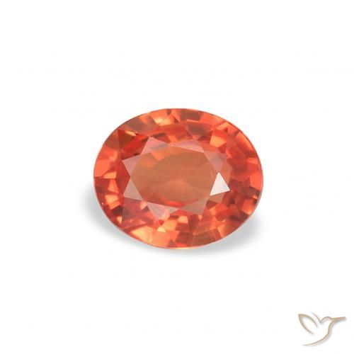 0.33ct Natural Bright Crimson Red Sapphire, Oval, VVS