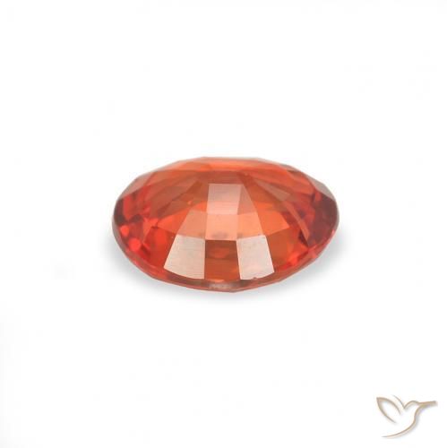 Sapphire Gemstone in 5 x 4 mm (calibrated) Size for Sale, Sapphire Stone in Bright Crimson Red Color