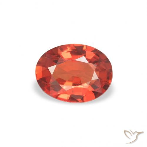 0.36ct Natural Intense Red Sapphire, Oval, VS