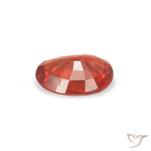 Sapphire Gemstone in 5 x 4 mm (calibrated) Size for Sale, Sapphire Stone in Intense Red Color