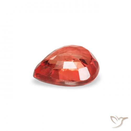 Sapphire Gemstone in 5.2 x 4.3 mm Size for Sale, Sapphire Stone in Intense Red Color