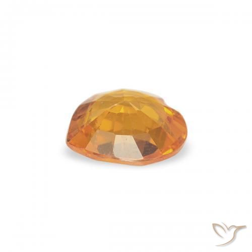 Sapphire Gemstone in 4.5 x 4.4 mm Size for Sale, Sapphire Stone in Gold Color