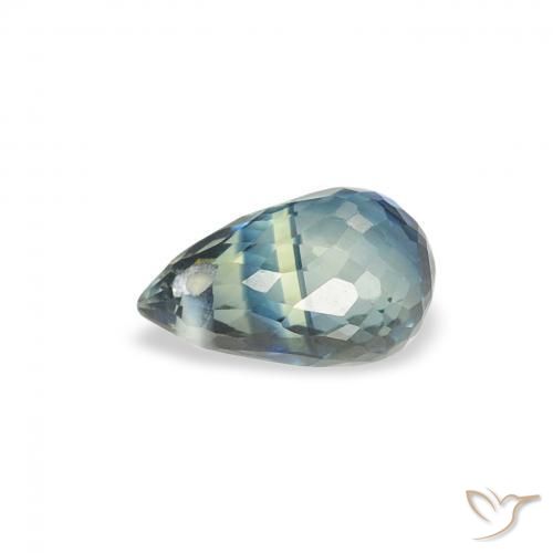 Sapphire Gemstone in 5.6 x 3.4 mm Size for Sale, Sapphire Stone in Teal Color