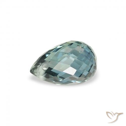 Sapphire Gemstone in 5.6 x 3.8 mm Size for Sale, Sapphire Stone in Teal Color