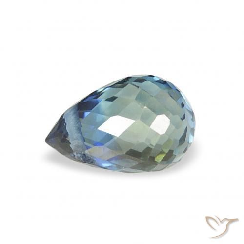 Sapphire Gemstone in 5.3 x 3.5 mm Size for Sale, Sapphire Stone in Teal Color