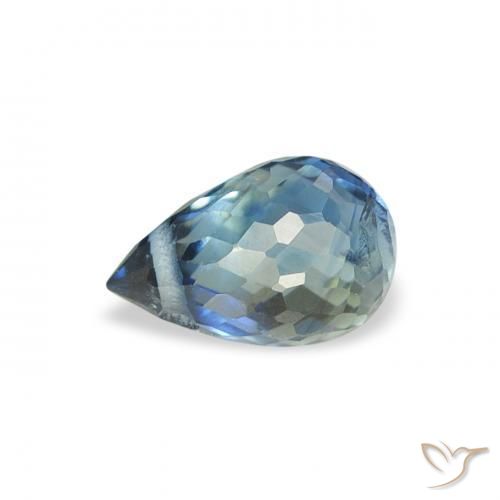 Sapphire Gemstone in 5.9 x 3.8 mm Size for Sale, Sapphire Stone in Teal Color