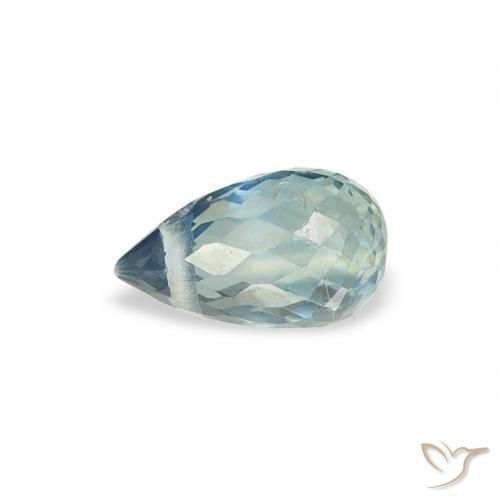 Sapphire Gemstone in 5.2 x 3.1 mm Size for Sale, Sapphire Stone in Teal Color