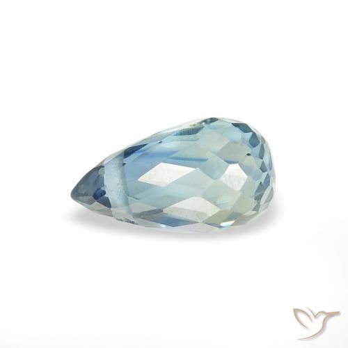 Sapphire Gemstone in 5.6 x 3.2 mm Size for Sale, Sapphire Stone in Teal Color
