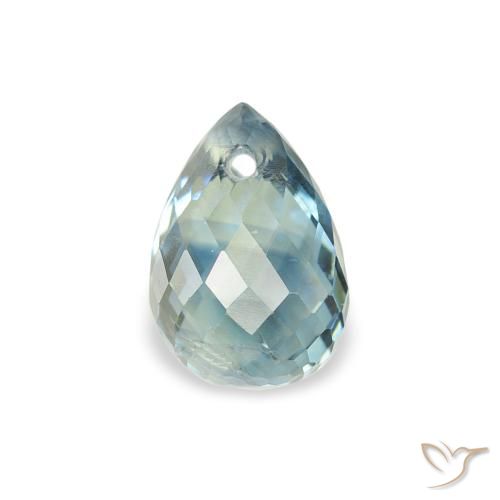 1.17ct Natural Teal Sapphire, Briolette, VS