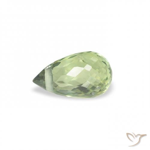 Sapphire Gemstone in 5.9 x 3.5 mm Size for Sale, Sapphire Stone in Pale Green Color