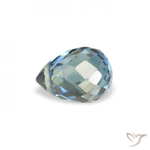 Sapphire Gemstone in 5.2 x 3.8 mm Size for Sale, Sapphire Stone in Teal Color