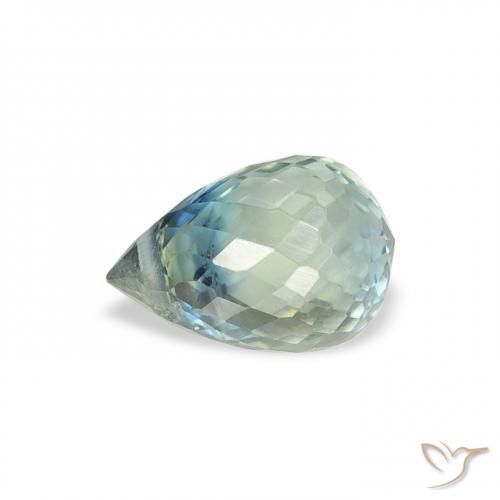 Sapphire Gemstone in 6.3 x 4.2 mm Size for Sale, Sapphire Stone in Teal Color