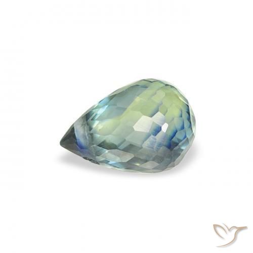 Sapphire Gemstone in 5.3 x 3.7 mm Size for Sale, Sapphire Stone in Teal Color