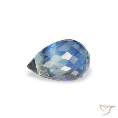 Sapphire Gemstone in 5.4 x 3.7 mm Size for Sale, Sapphire Stone in Teal Color