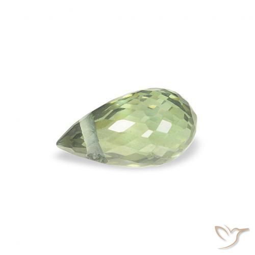 Sapphire Gemstone in 5.7 x 3.2 mm Size for Sale, Sapphire Stone in Light Green Color