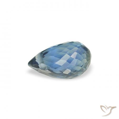 Sapphire Gemstone in 5.4 x 3.1 mm Size for Sale, Sapphire Stone in Teal Color